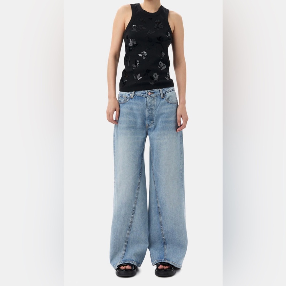 GANNI Light Blue Vintage Joezy Jeans size 24x32